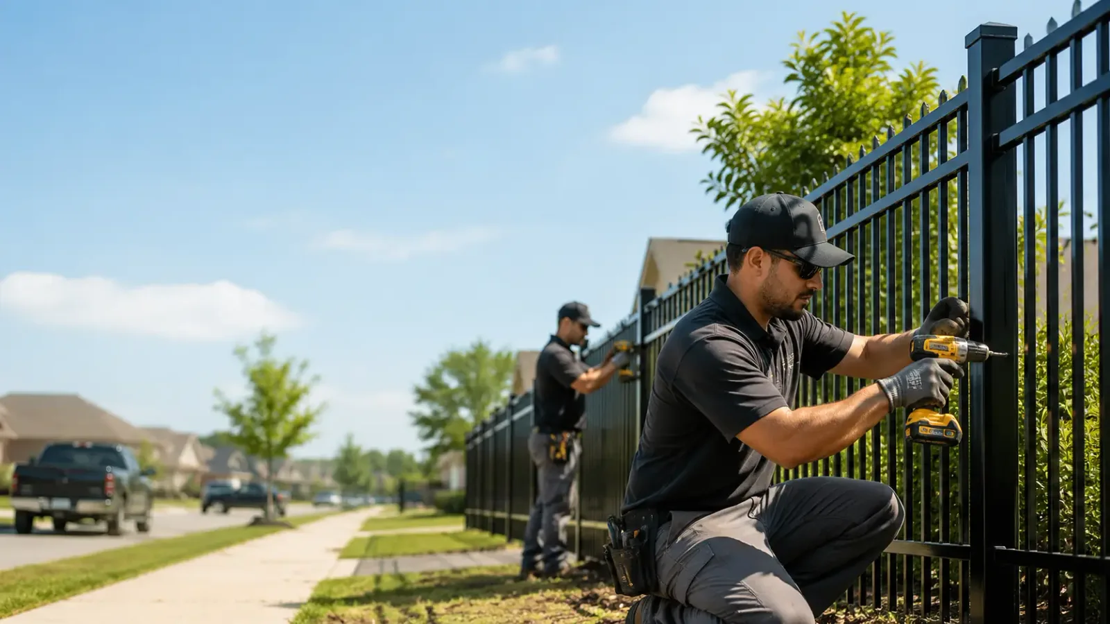 Metal Fence Installation in Marietta, MS